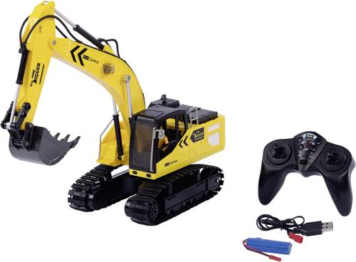 1:18 Revell 24638 RC Graafmachine "Mini Digger 2.0" - Geel - 2,4GHz RC Model Kant en Klaar