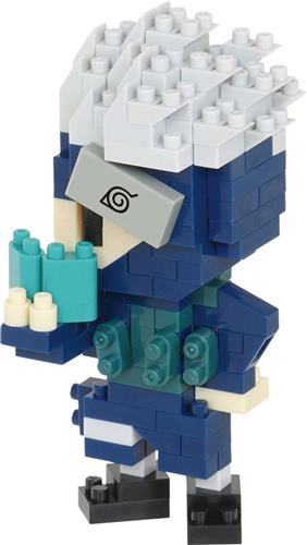 BANDAI - Kakashi Hatake "Naruto Shippuden", - Nanoblock - Character Collection Series