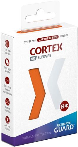 Ultimate Guard Ultimate Guard Cortex Sleeves Japanese Size (60) - Orange Card Sleeves (Japanese Size)