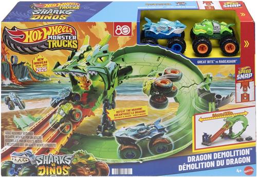 HOT WHEELS Monster Trucks DRAGON DEMOLITION