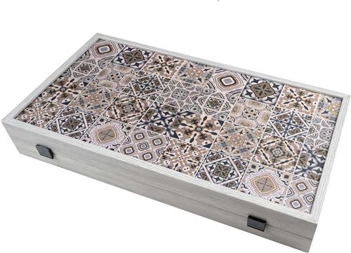 Philos Backgammon Kassette Lefkada Groot.