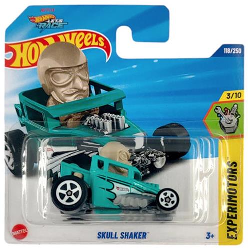 HOT WHEELS SKULL SHAKER TURQUOISE 118/250 1:64 HW EXPERIMOTORS 3/10