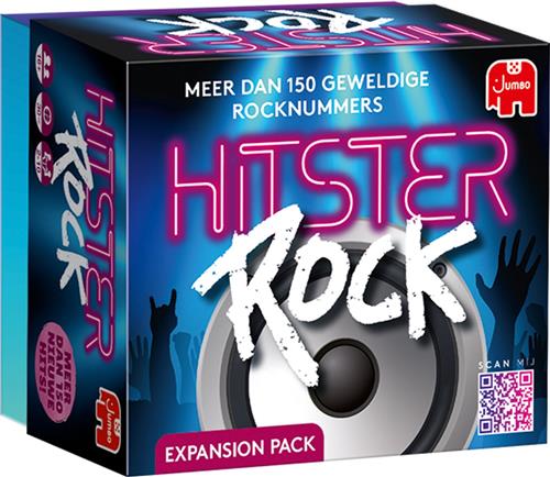 Jumbo - Hitster  Rock - Uitbreidingsset - Partyspel - Actiespel - Muziekspel voor volwassenen - 16+ jaar