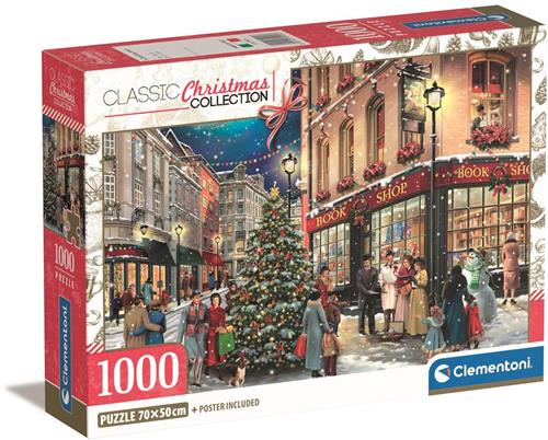 Clementoni - Puzzel - 1000 Stukjes - Kerst Collectie - Puzzel Voor Volwassenen - High Quality Collection