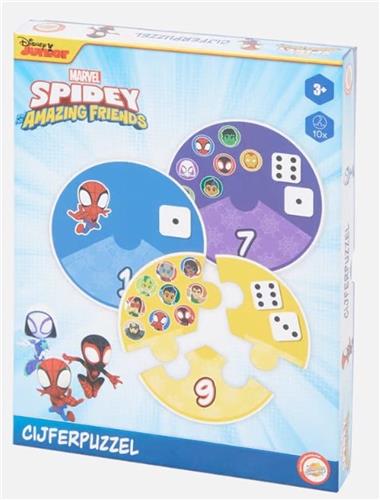 Cijferpuzzel Marvel Spidey Amazing Friends Educatief Spel