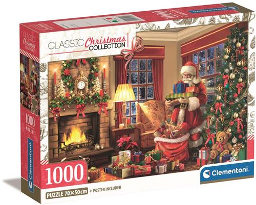 Clementoni - Puzzel - 1000 Stukjes - Kerst Collectie - Puzzel Voor Volwassenen - High Quality Collection