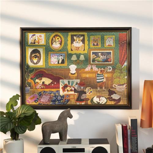 Robotime Doggie Art Gallery - Rolife Joy Piece Jigsaw Puzzle Series - PT008 - Puzzel - 1000 stukjes - Hobby - Cadeautip