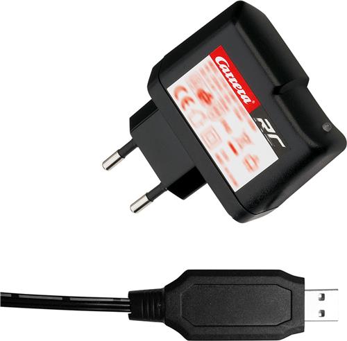 Carrera RC Snellader Adapter Set EU 5V 1A met USB Kabel RC onderdeel
