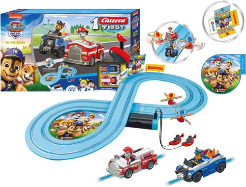 Carrera First PAW Patrol - On the Track - Chase vs. Marshall - Racebaan 2,4m Racebaan