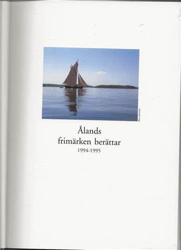 FOTOBOEK met POSTZEGELS ALAND 1994-1995 ( FINLAND)