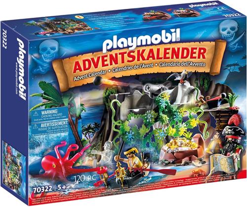 Playmobil Adventskalender - Schattenjacht in de Piraten-inham 70322