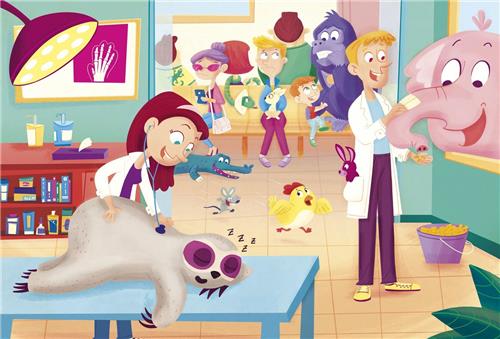 Clementoni Legpuzzel To The Vet 60 Stukjes