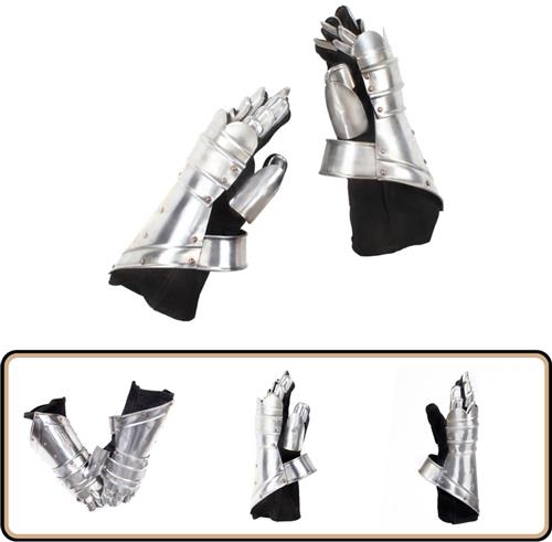 vidaXL Ridderhandschoenen - Middeleeuws Replica Staal Riddershandschoen - Riddershandschoenen - Middeleeuwse Handschoen - Middeleeuwse Handschoenen