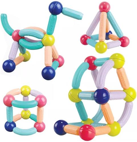 Magnetisch Speelgoed - 25 Stuks - Magnetische Speelgoed - Veilig Voor Kinderen - Voordeelset Magnetisch Speelgoed