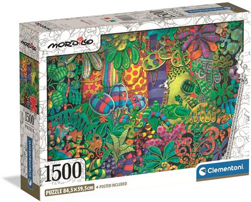 Clementoni - Puzzel - 1500 Stukjes - Mordillo The Painter - Puzzel Voor Volwassenen