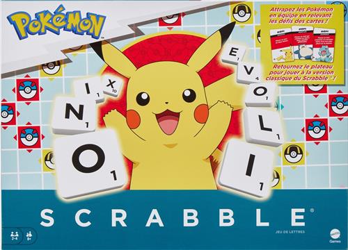 Games Scrabble Pokémon, Bordspel, Word, 8 jaar, Familiespel