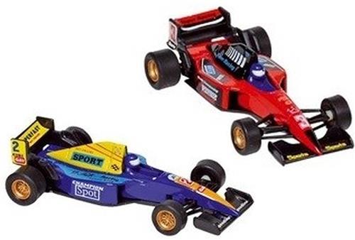 Goki - Raceauto speelgoed set van 2x stuks Formule 1 racewagens van 10 cm