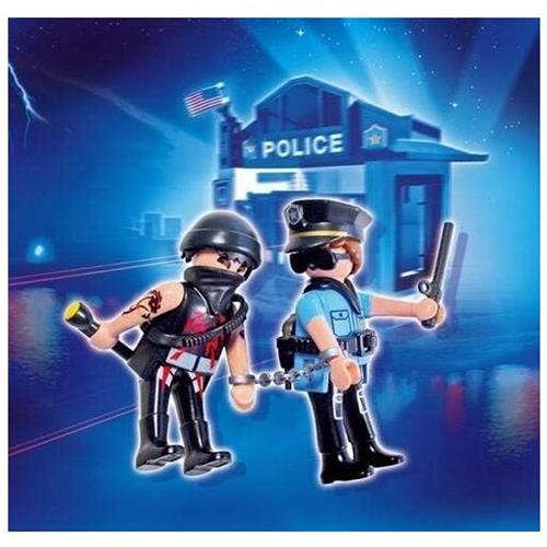 PLAYMOBIL® Duo pak politieagent en crimineel - P-5816