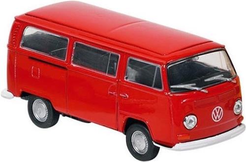 Goki Metalen volkswagen bus t2 (1972) rood