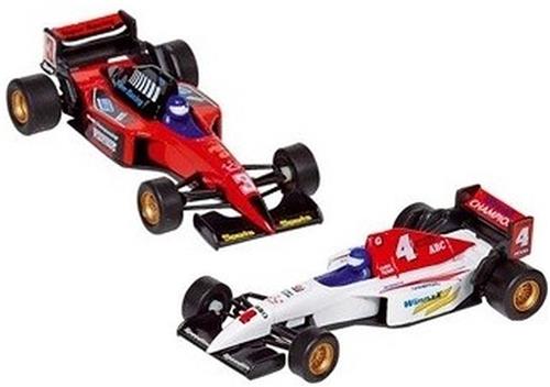 Goki - Raceauto speelgoed set van 2x stuks Formule 1 racewagens van 10 cm