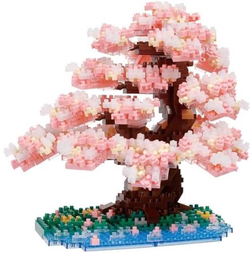 Van stenen gebouwd figuur - BANDAI - NANOBLOCK - Deluxe Cherry Blossom - 990 stuks