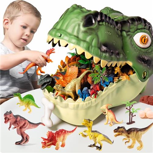 BOTC Dinosaurusspeelgoed - Voor kinderen 3-5 jaar - 45 stuks - Realistische Jurassic Dinosaurusfiguren - Educatieve figuren - geweldig cadeau