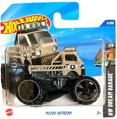 HOT WHEELS MAZDA AUTOZAM 8/250 ARMY GREY 1:64 HW DREAM GARAGE 1/5