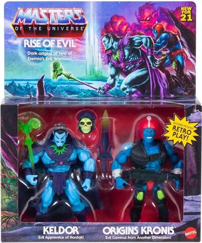 MATTEL Masters of the Universe Rise of Evil Keldor and Kronis pack 2 figures