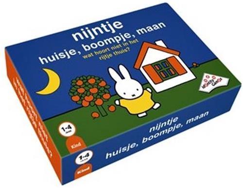 Nijntje Kaartspel - Sinterklaas Schoencadeautje - 1 tot 4 jaar - Kleuter Kaartspel - Huisje Boompje Maan