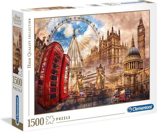 Clementoni Legpuzzel Londen Vintage 1500 Stukjes