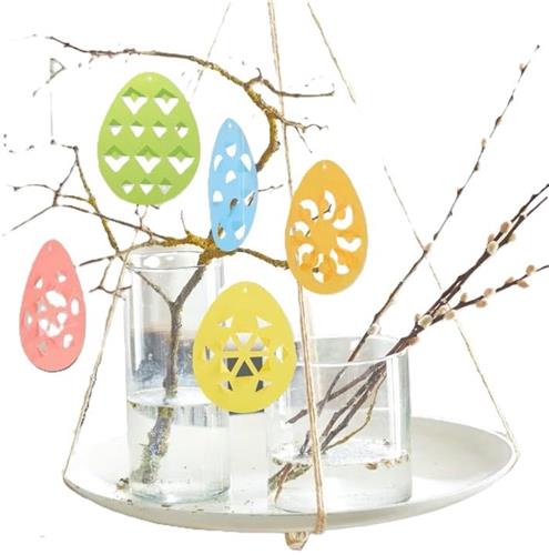 Haba Knutselset - Eerste vouwen Paaseieren.