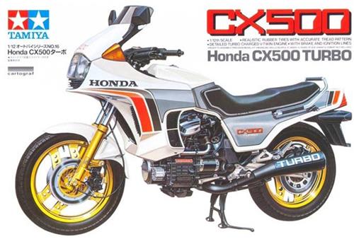 1:12 Tamiya 14016 Honda CX500 Turbo Motor Plastic Modelbouwpakket
