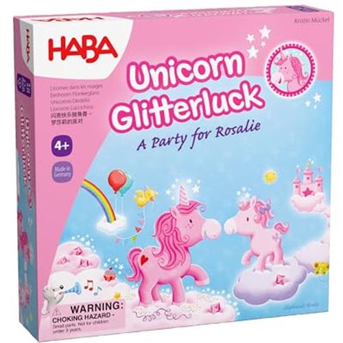 Haba !!! Game - Unicorn Glitterluck - A Party for Rosalie (INT = F 2012228003 - NL 2012228004 - DE 2012228001) (E/F/NL/IT/ES/CHN).