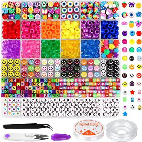 BOTC knutselen meisjes - armbandjes maken meisjes - Sprankelende Sieraden Maken Pakket - Kralen Set - 1050-Delig - Maak je eigen sieraden - Kettingen & Armbanden - Kralenketting Telefoon Meisjes & Dames