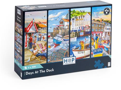 HOP - House of Puzzles 4 Puzzles - Am Hafen - 500 Teile.
