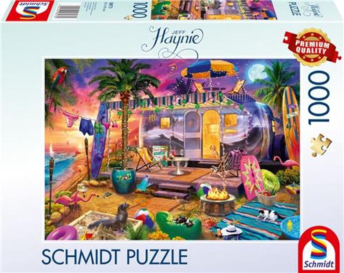 Schmidt Spiele Jeff Haynie - Wohnwagen - 1000 Teile.