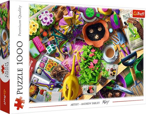 Trefl Trefl 1000 - Tidying up the Garden_FSC Mix 70%.