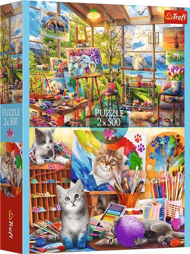 Trefl Trefl 2x500 - The Art of Painting_FSC Mix 70%.