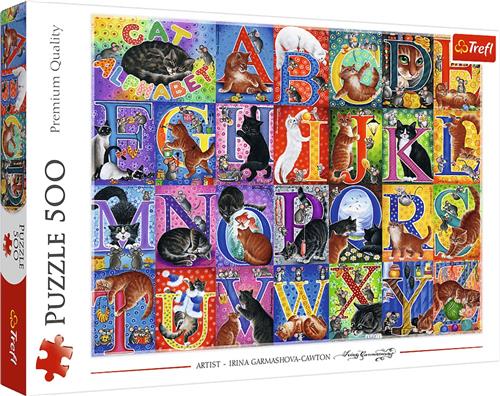 Trefl Trefl 500 - Cat's Alphabet_FSC Mix 70%.