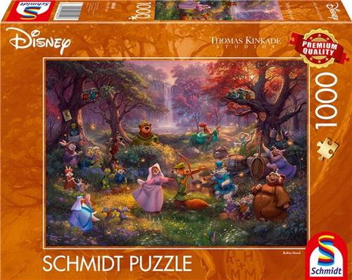 Schmidt Spiele Disney - Robin Hood - 1000 Teile.
