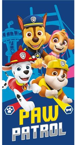Paw Patrol strandlaken Chase & Rubble - 70x140 Paw PAtrol badlaken