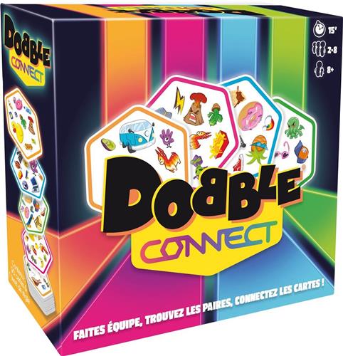 Asmodee Dobble Connect, Kaartspel, Matchen, 8 jaar, 15 min, Familiespel