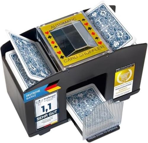 Kaartenschudder - Schudmachine - Kaarten schudder - Elektrisch - Automatisch - Speelkaarten - Kaartspellen - Kaartenschudmachine