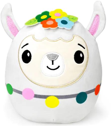 Lama - Fisher-Price Squishy Pluche Knuffel 25 cm - Speelgoed Dieren Knuffels voor Kinderen en Baby - Kind vriendelijk - Child friendly plush toy - Kawaii kussen