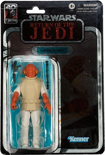 Star Wars Bl Rotj Admiral Ackbar-figuur Blauw