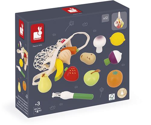 Janod Zonnige Oma | Netje Met Fruit En Groente