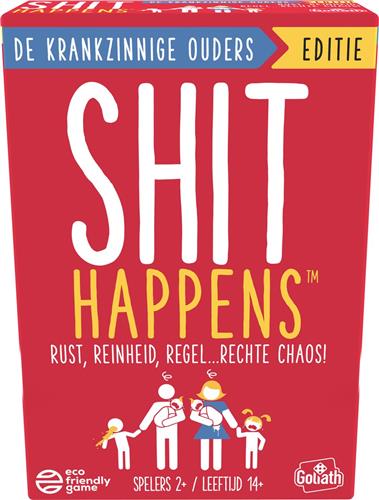 Goliath Shit Happens De Krankzinnige Ouders Editie - Kaartspel - Nederlandstalig - 18+