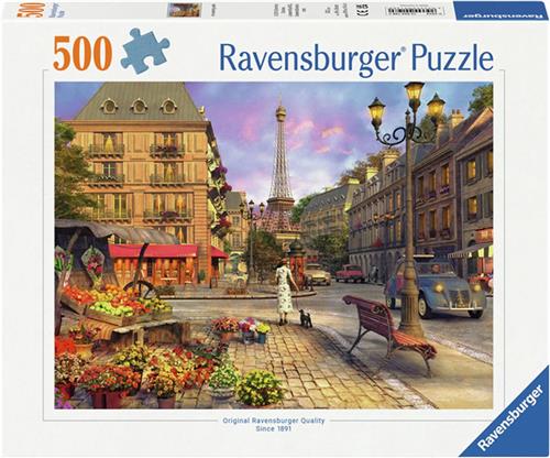 Ravensburger puzzel Wandeling door Parijs - Legpuzzel - 500 stukjes