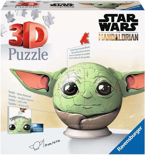 Ravensburger Mandalorian Grogu met oren - 3D Puzzel