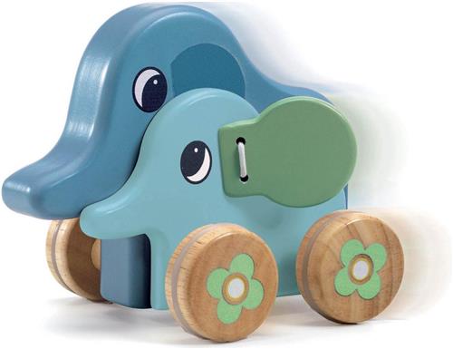 Djeco - Houten olifanten Piti Sing - vanaf 10 maanden